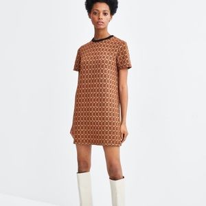ZARA  jacquard dress